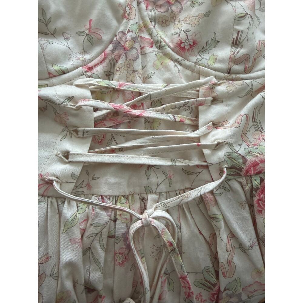 Selkie Renaissance Gown Maxi Dress XL Floral Print - Picture 7 of 10